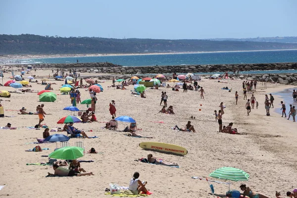 Stranden Costa Caparica Portugal — Stockfoto