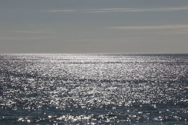 Kilátás Óceánra Tengerpartról Costa Caparica Portugália — Stock Fotó