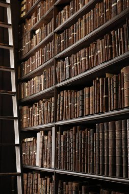 İrlanda, Dublin 'deki Trinity Koleji' nin Eski Kütüphanesi