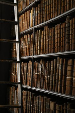 İrlanda, Dublin 'deki Trinity Koleji' nin Eski Kütüphanesi