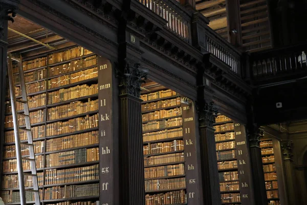 İrlanda, Dublin 'deki Trinity Koleji' nin Eski Kütüphanesi