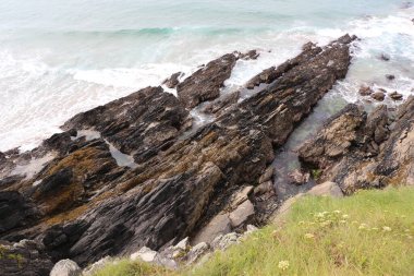 Dingle Yarımadası 'ndaki Coumeenoole Plajı, İrlanda