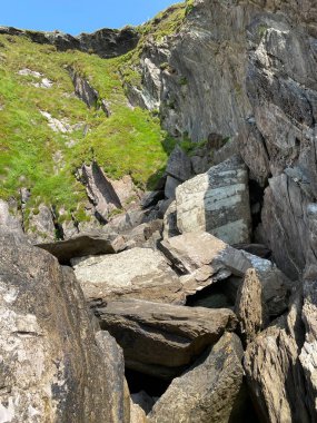 Dingle Yarımadası 'ndaki Coumeenoole Plajı, İrlanda