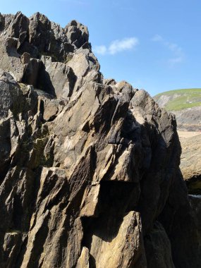 Dingle Yarımadası 'ndaki Coumeenoole Plajı, İrlanda