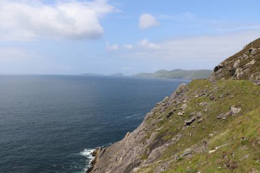 İrlanda 'daki vahşi Dingle Yarımadası' nın muhteşem manzarası