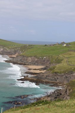 İrlanda 'daki vahşi Dingle Yarımadası' nın muhteşem manzarası