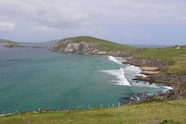 İrlanda 'daki vahşi Dingle Yarımadası' nın muhteşem manzarası