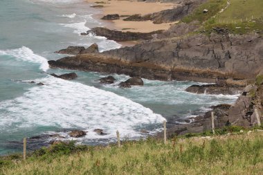 İrlanda 'daki vahşi Dingle Yarımadası' nın muhteşem manzarası