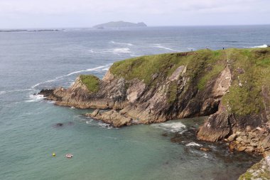 İrlanda 'daki vahşi Dingle Yarımadası' nın muhteşem manzarası