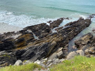İrlanda 'daki vahşi Dingle Yarımadası' nın muhteşem manzarası