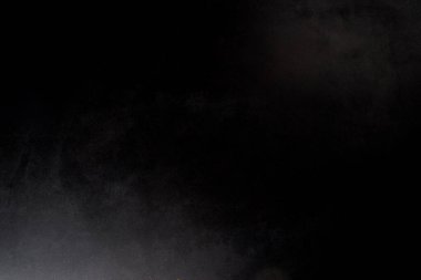 Tasarım için siyah arkaplan sol altta küçük bir ışık köşesi ile