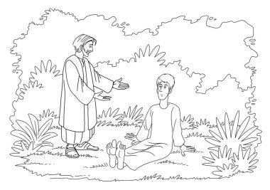 Tanrı Adam dünyayı topraktan yarattı.