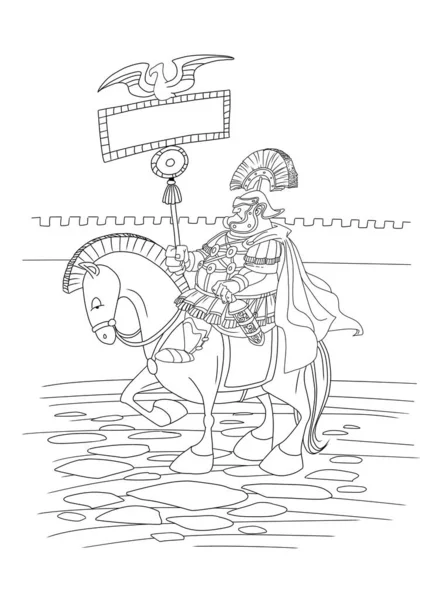 Roman legion commander — Stock Photo, Image