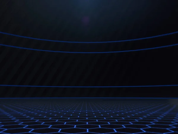 Görüntü için kaldırım, tasarım için platform, ışık 33d görüntüleme ile boş ürün standı.