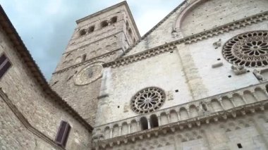Görünüm assisi eski şehir, umbria, İtalya