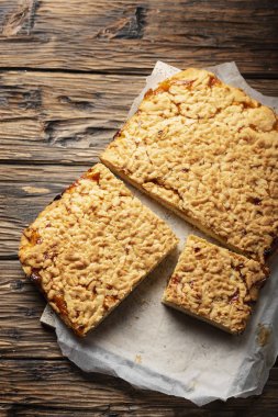 Çay saati için Meyve reçeli ile ev yapımı shortcrust pasta