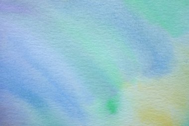 Güzel Aurora manzara arka plan doku. Orijinal suluboya resim. -İllüstrasyon