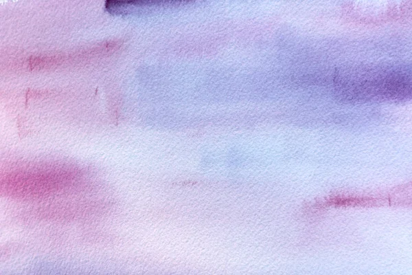 Textura Desenhada Mão Aquarela Cores Violeta Rosa — Fotografia de Stock