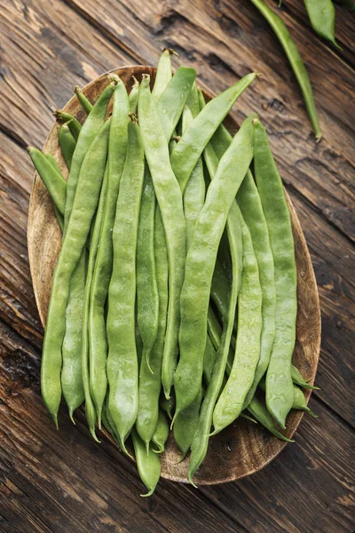 Raw fresh green beans — Stock Photo, Image