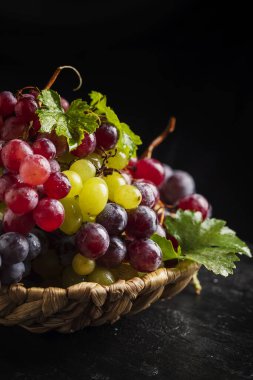 Kırmızı ve sarı üzümün karışımı. 