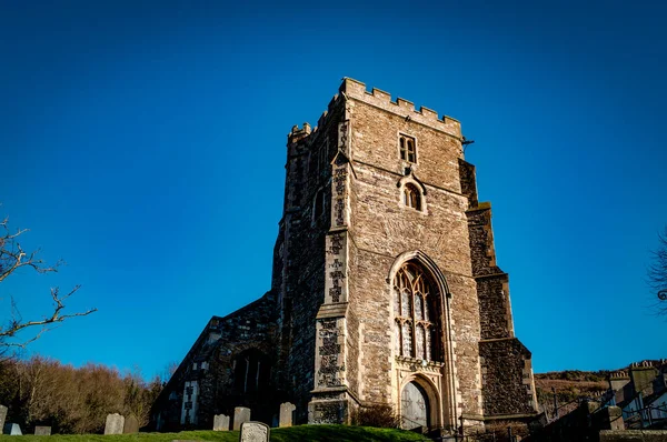 15E Eeuwse All Saints Anglicaanse Kerk Een Traditionele Engelse Stenen — Stockfoto