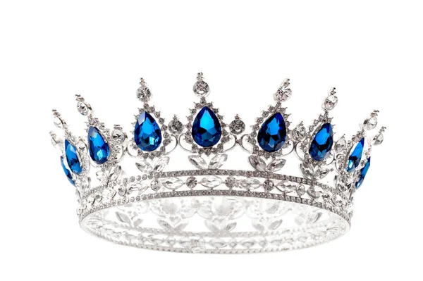 Ganador Del Concurso Belleza Accesorio Novia Boda Corona Real Para — Foto de Stock