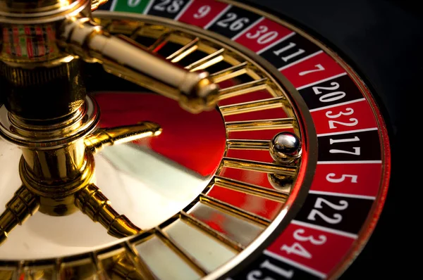 Gambling Casino Games Gaming Industry Concept Seventeen Winning Number Black — Stock Photo, Image