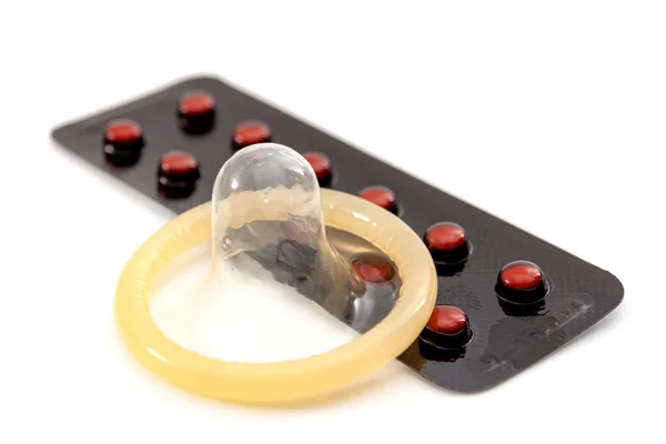 Prévention Grossesse Éducation Sexuelle Contraception Sur Ordonnance Idée Conceptuelle Pharmaceutique — Photo