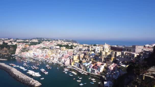 Procida eiland, Italië — Stockvideo