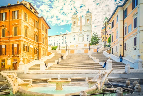 Spanish Steps, Rome, Italy — Stock Photo, Image