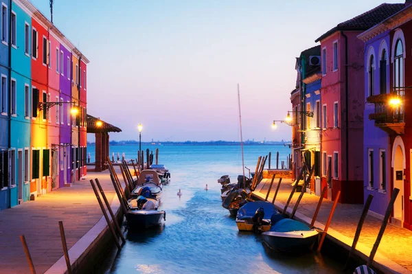 Wyspa Burano, Wenecja, Włochy — Zdjęcie stockowe