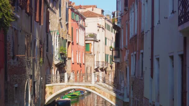 Traicional casa de Venecia, Italia — Vídeo de stock