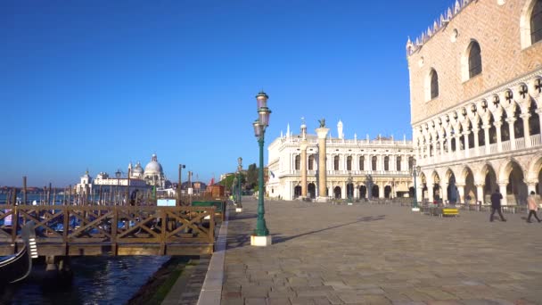Basílica de Santa Maria della Salute, Veneza, Itália — Vídeo de Stock