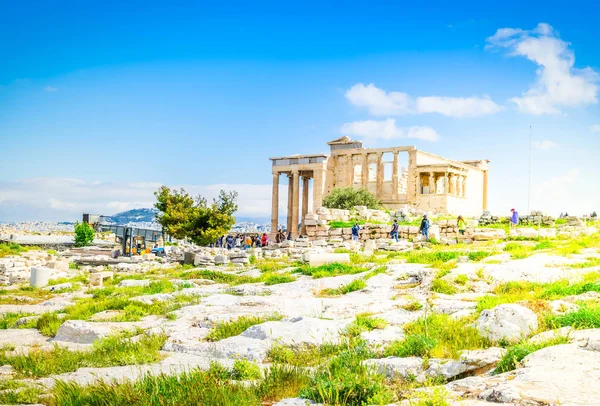 雅典雅典卫城的神殿 — 图库照片