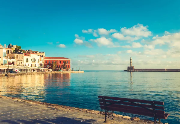 Venedik Limanı, Hanya, crete, Yunanistan — Stok fotoğraf