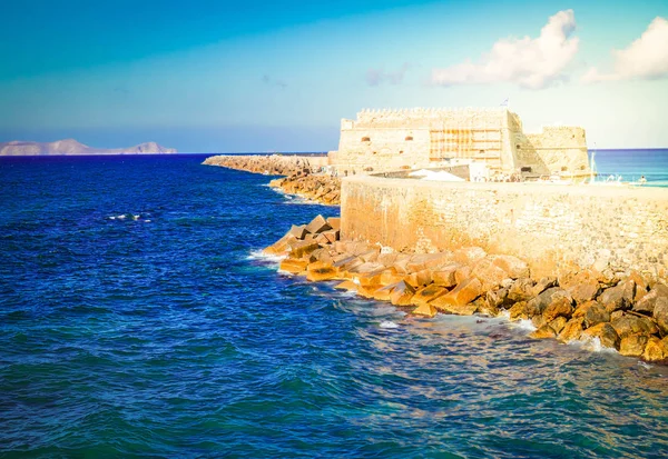 Heraklion přístav, Kréta, Řecko — Stock fotografie