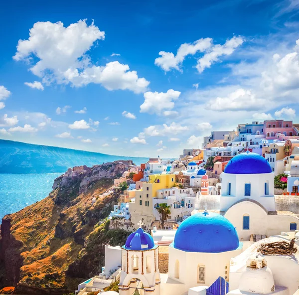 Oia, traditional greek village — Stock Photo, Image