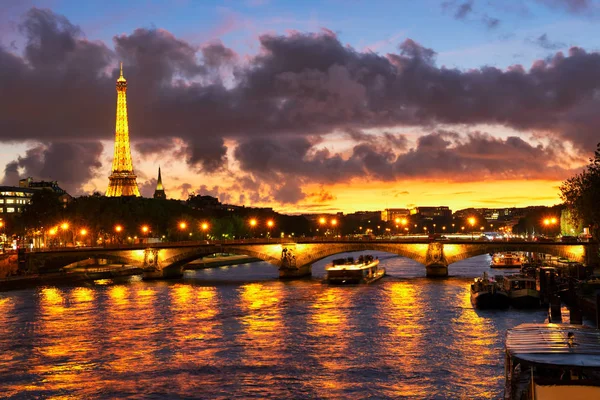 Ponte de Alexandre III, Paris , — Fotografia de Stock