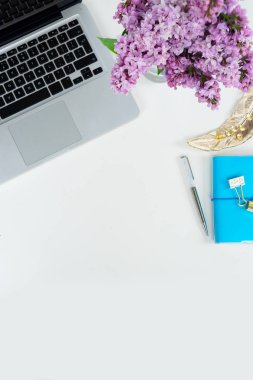 Düz yatıyordu ev ofis çalışma alanı