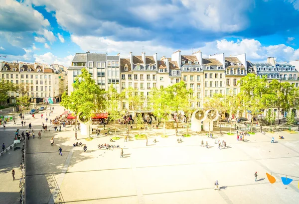 Torget av Georges Pompidou, Paris — Stockfoto