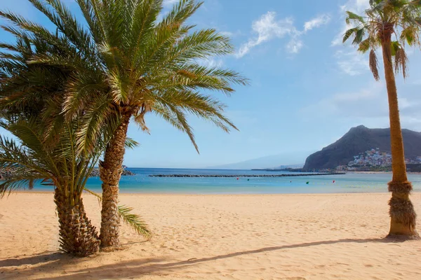 Beach las Teresitas, Tenerife — Stock fotografie