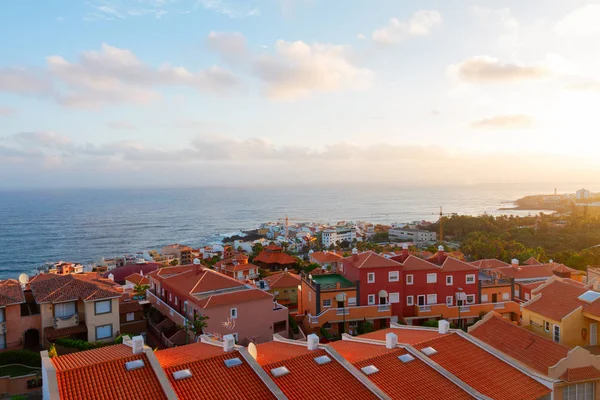 Tetti Puerto Cruz Isola Tenerife Spagna — Foto Stock