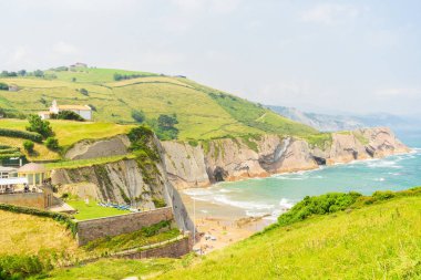 Zumaia kıyıları, Pais Vasco İspanya