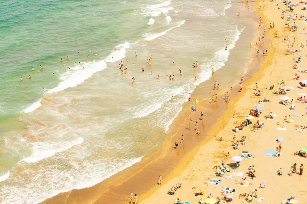 Zumaias kust, Pais Vasco Spanien — Stockfoto