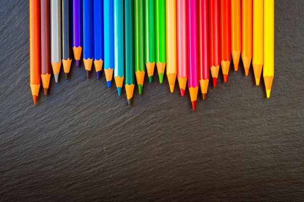 Volver a la escuela lápices — Foto de Stock