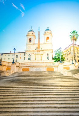 Roma, İtalya, tonda Bazilikası ile ünlü İspanyol Merdivenleri
