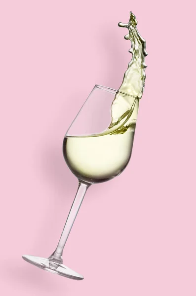 Copo de vinho branco — Fotografia de Stock