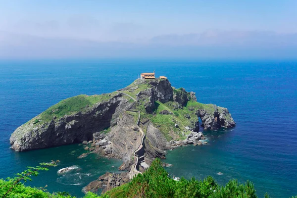 W San Juan de gaztelugatxe — Zdjęcie stockowe