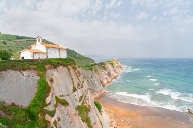 Zumaia kıyıları, Pais Vasco İspanya