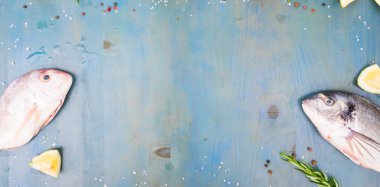 taze deniz balık hazırlık